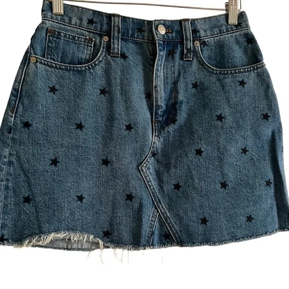 Madewell star denim skirt size 26 - Picture 7 of 11